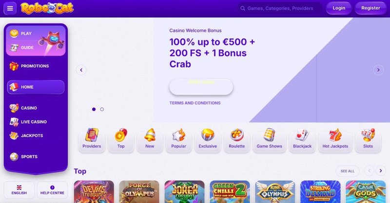 Robocat casino app, robocat casino login